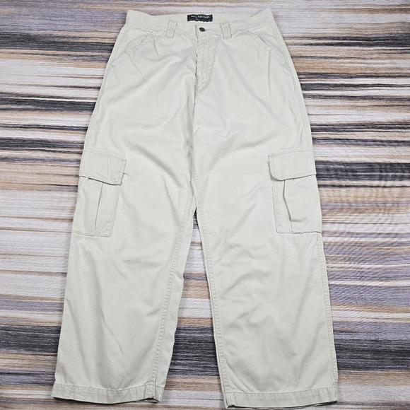 Levi's Silver Tab Cream Cargo Pants with Versatile Design Mens 34 X 30 - Picture 1 of 12